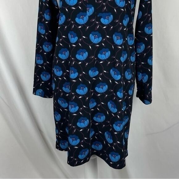 LOFT Bold Floral Print Career Office Work Shift Dress Women's NWOT Size XS - Picture 4 of 12